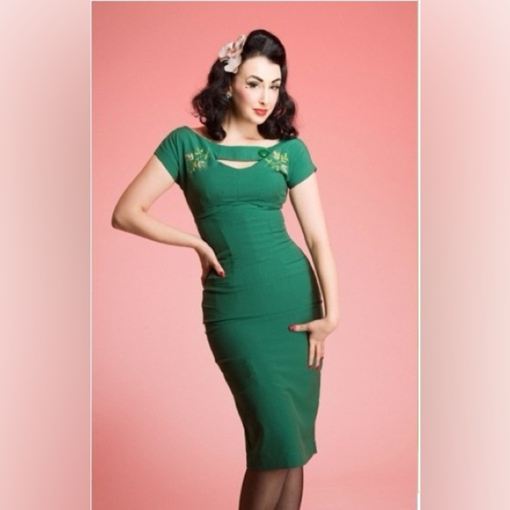 Bettie Page/Tatyana Sierra dress in green